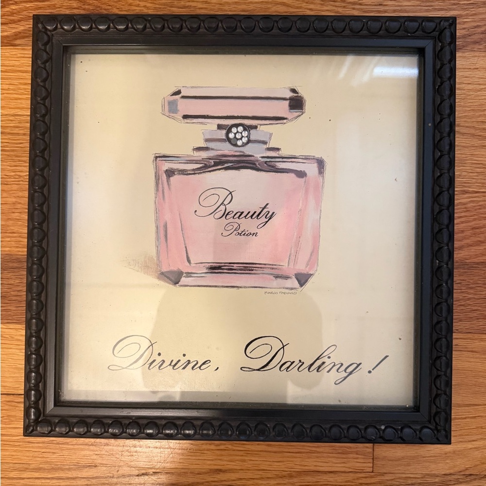 Framed Beauty Potion Perfume Art